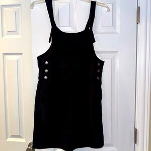 Corduroy overall dress